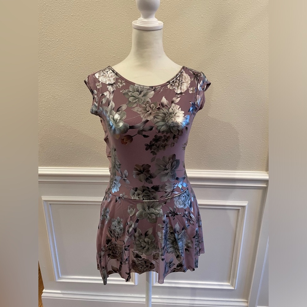 Purple and Silver Dance Costume